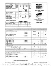 MPQ7051 datasheet pdf Motorola