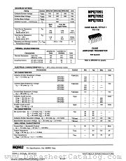 MPQ7092 datasheet pdf Motorola