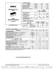 MPQ918 datasheet pdf Motorola