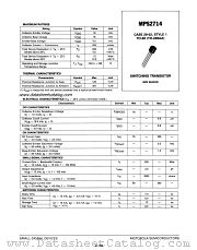 MPS2714 datasheet pdf Motorola