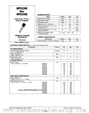 MPS3391 datasheet pdf Motorola