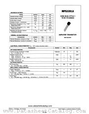 MPS3391A datasheet pdf Motorola