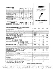 MPS3640 datasheet pdf Motorola