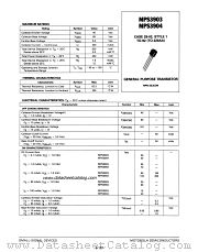 MPS3903 datasheet pdf Motorola