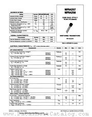 MPS4257 datasheet pdf Motorola