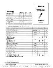 MPS5138 datasheet pdf Motorola