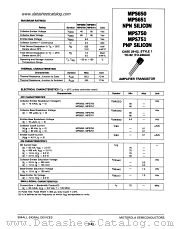 MPS650 datasheet pdf Motorola