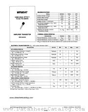 MPS6547 datasheet pdf Motorola