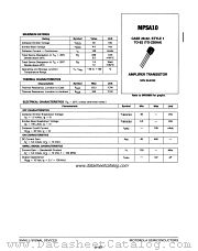 MPSA10 datasheet pdf Motorola