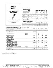 MPSA17 datasheet pdf Motorola