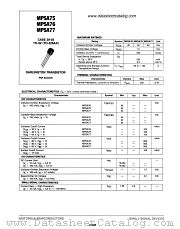 MPSA75 datasheet pdf Motorola