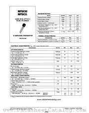 MPSH31 datasheet pdf Motorola