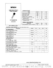 MPSH34 datasheet pdf Motorola