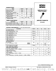 MPSH55 datasheet pdf Motorola