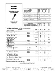 MPSW43 datasheet pdf Motorola