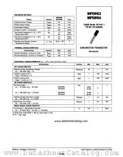 MPSW63 datasheet pdf Motorola