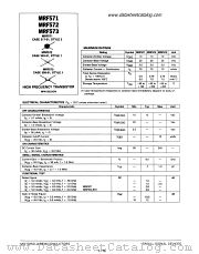 MRF573 datasheet pdf Motorola