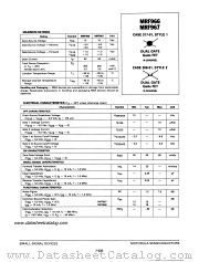 MRF967 datasheet pdf Motorola