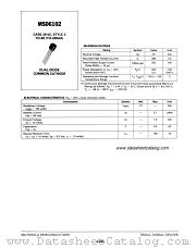 MSD6102 datasheet pdf Motorola