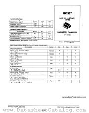 MXTA27 datasheet pdf Motorola