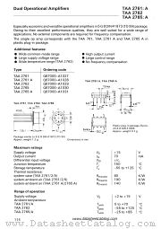 TAA2762 datasheet pdf Siemens