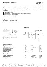 TBA830G datasheet pdf Siemens