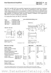 TBC0747 datasheet pdf Siemens