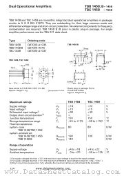 TBB1458 datasheet pdf Siemens