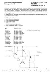 TCA331G datasheet pdf Siemens