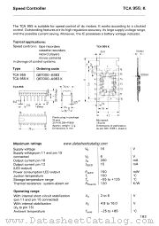 TCA955K datasheet pdf Siemens