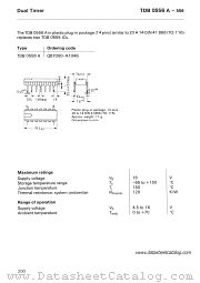 TDB0556A datasheet pdf Siemens