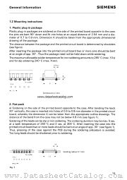 MOUNTING datasheet pdf Siemens